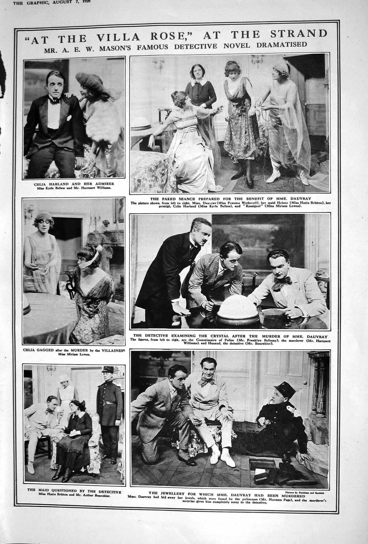 Old 1920 Celia Harland Strand Theatre Villa Rose Dane'S Cross Church 20th