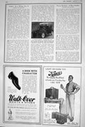 Old 1920 Angus Sanderson Motor Car Walk-Over Shoes Kiwi Polish Barker 20th