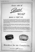 Old 1920 Advertisement Pears Soap Unscented Transparent Great Britain 20th
