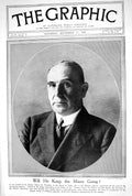 Original Old Vintage Print 1920 Portrait Sir Robert Horne President Board Trade
