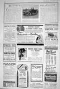 Old 1920 Overland Motor Car Mentone Fur Store Irish Linen Curries Boo 20th
