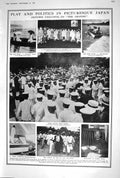 Old 1920 Japan Police Suffrage Prisoners Tokyo Motor Boat Theatre Bir 20th