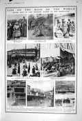 Old 1920 Himalayas Thibetan Sorcerer Lamas Labour Exchange Church Sha 20th