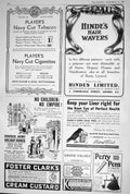 Old 1920 Players Navy Cut Tobacco Hinde'S Hair Weavers Perry Pens Car 20th