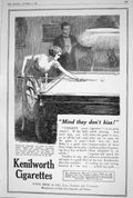 Old 1920 Advertisement Kenilworth Cigarettes Cope Bros London Liverpo 20th