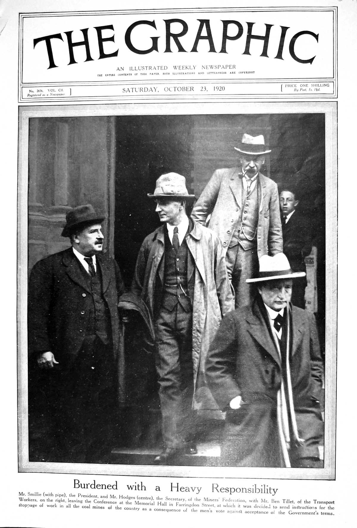 Old 1920 Smillie President Hodges Tillet Transport Workers Townshend 20th