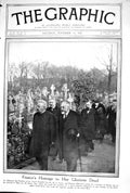 Old 1920 Millerand France Cemetery Pantin Lloyd George Lord Mayor Ear 20th