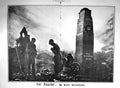 Old 1920 War Monument Angels Praying Armoury House Artillery Infantry 20th