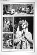 Old 1920 Fedora Globe Theatre Marie Lohr Loris Priscilla Profilgate C 20th