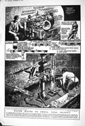 Old 1920 Water Waves Swell Coal Output Portable Wave Generator Machin 20th