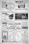 Old 1920 Advertisement Maloja Palace Hotel Cramer Pianos Bystander An 20th