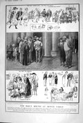 Original Old Vintage Print 1920 Daily Round Monte Carlo Gambling Casino France