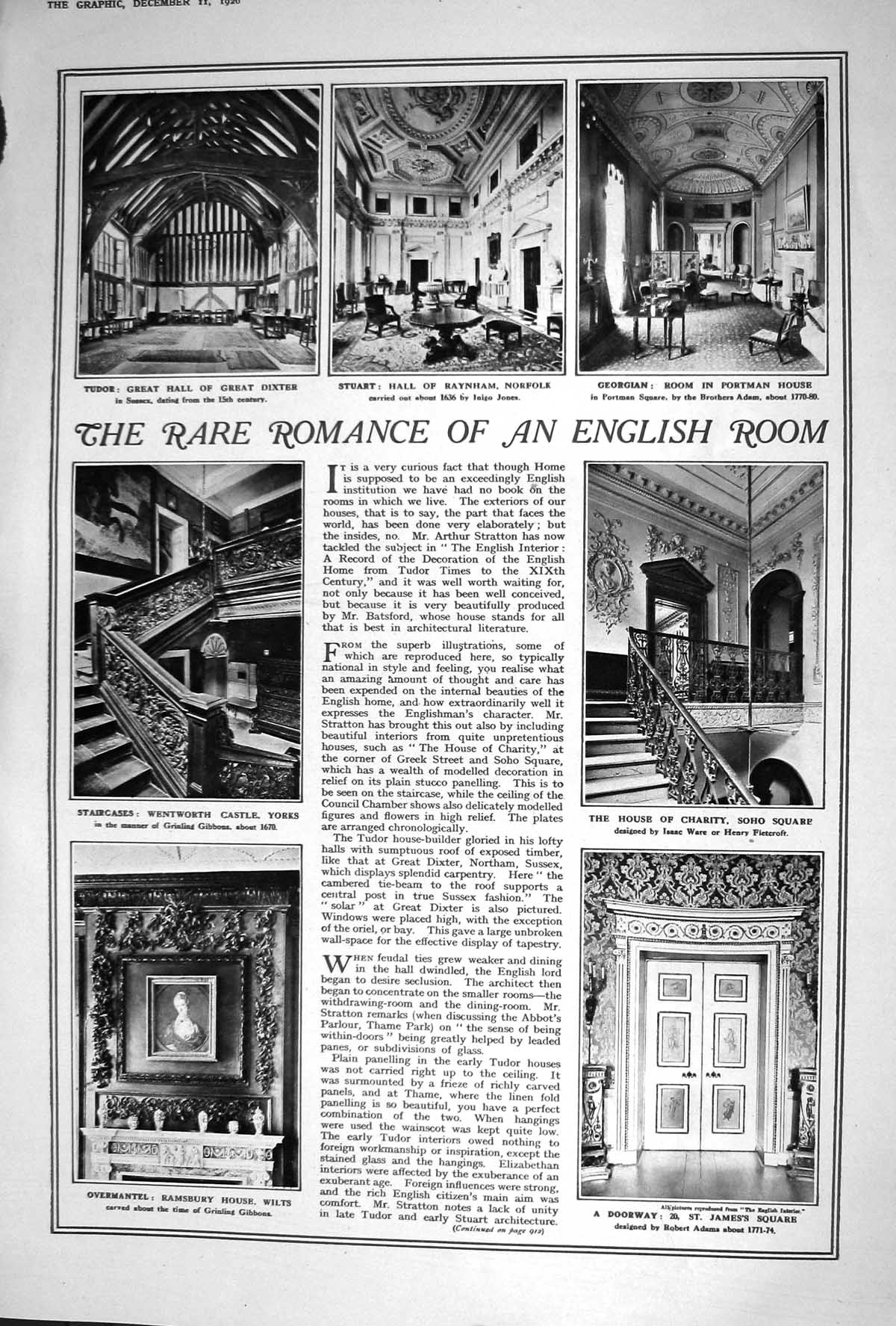 Old 1920 Ramsbury House Charity Wentworth Castle Raynham Eugenie Empr 20th