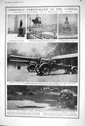Old 1920 Christmas London Gladstone Statue War German Gun Loire Lyon 20th