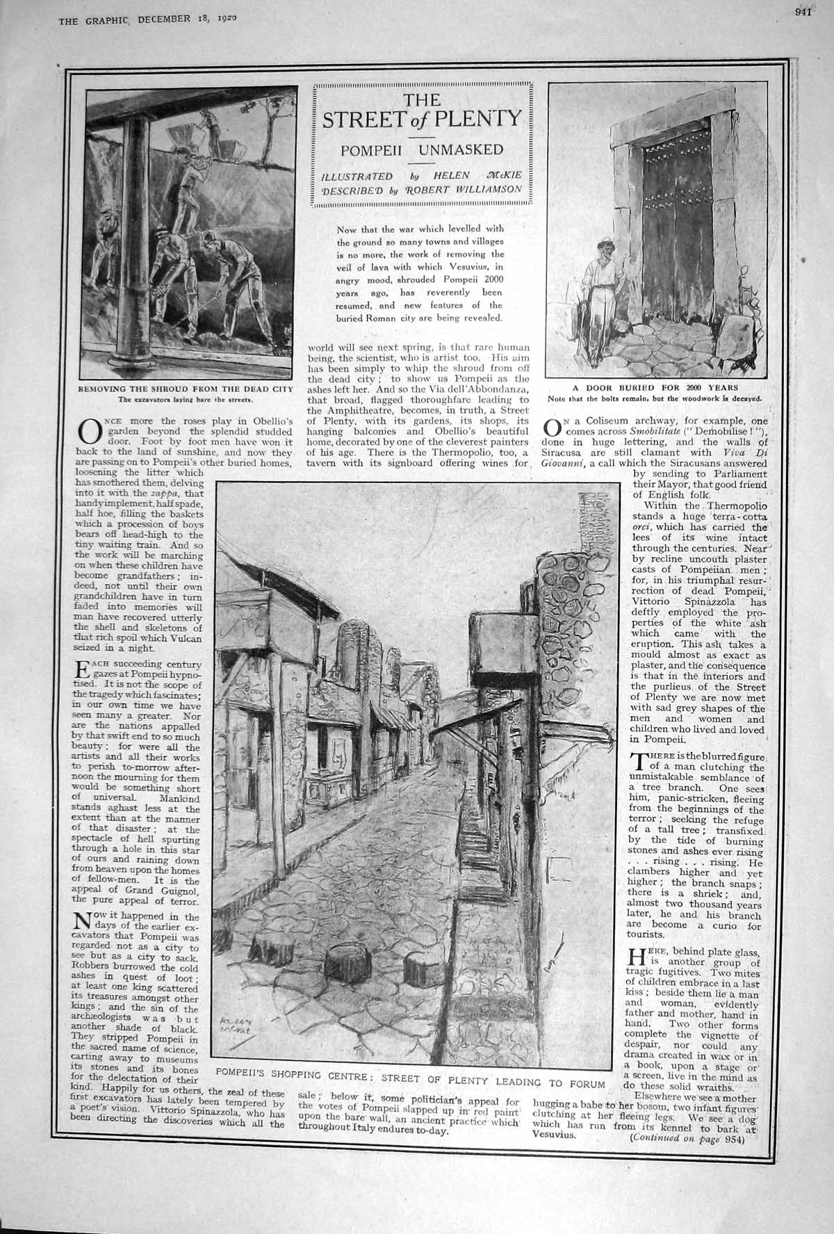 Old 1920 Story Street Plenty Pompeii Unmasked Shopping Centre William 20th