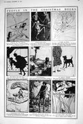 Old 1920 Christmas Books Centaur Rose-Baby Gulliver Swedish Ballet Mi 20th
