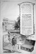 Antique Print 1921 Advertisement Muratti Ariston GTipped Cigarettes Tobacco
