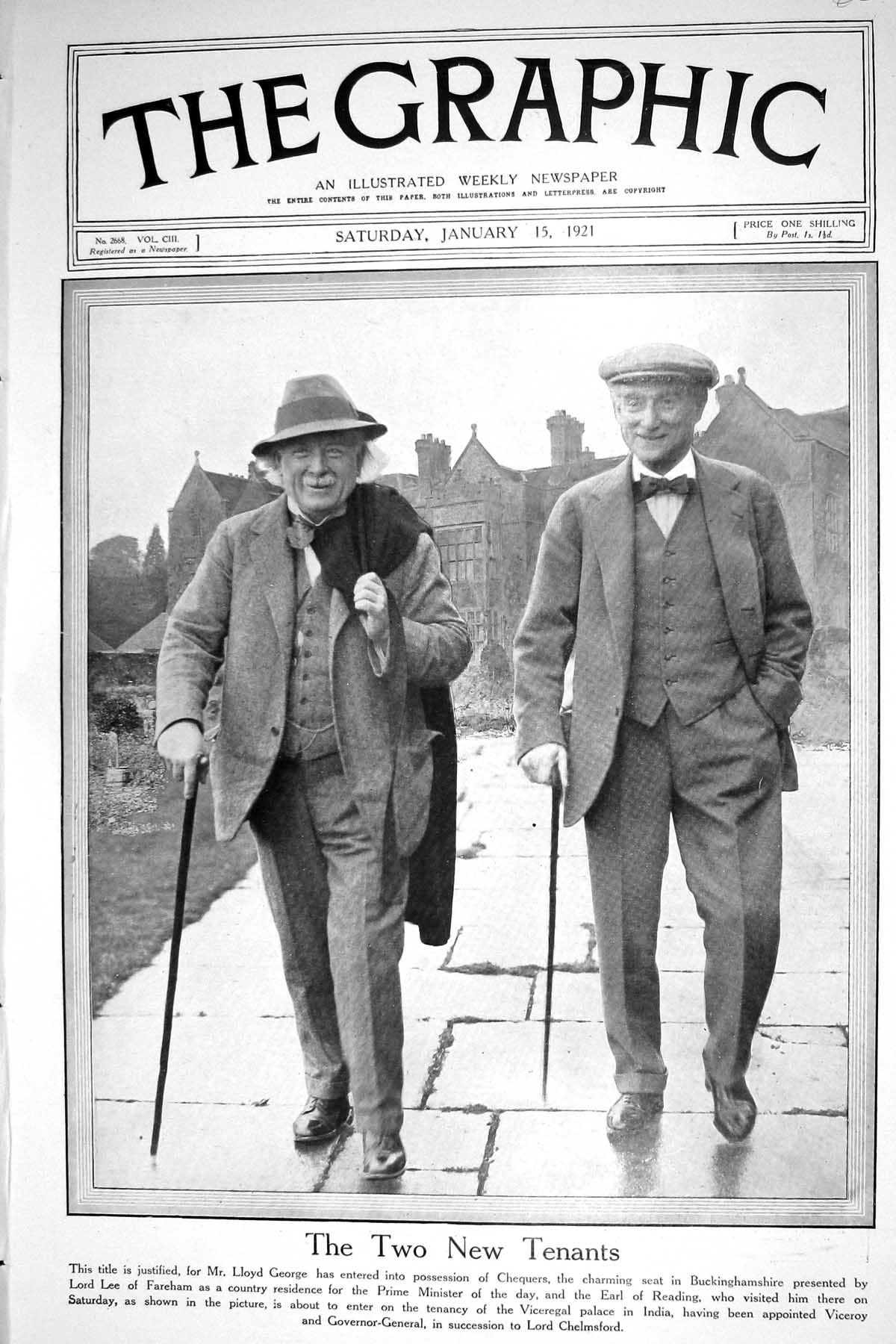 Old 1921 Earl Reading Lord Lee Chelmsford Lloyd George Rufus Daniel S 20th