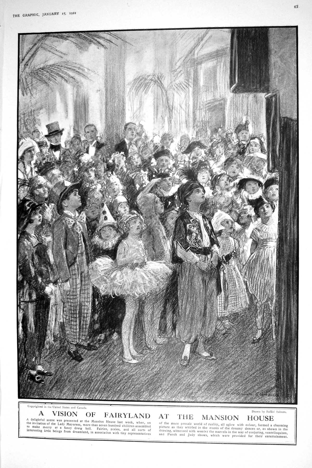 Old 1921 Children Fancy Dress Mansion House Cricket Sport Caffyn Lock 20th