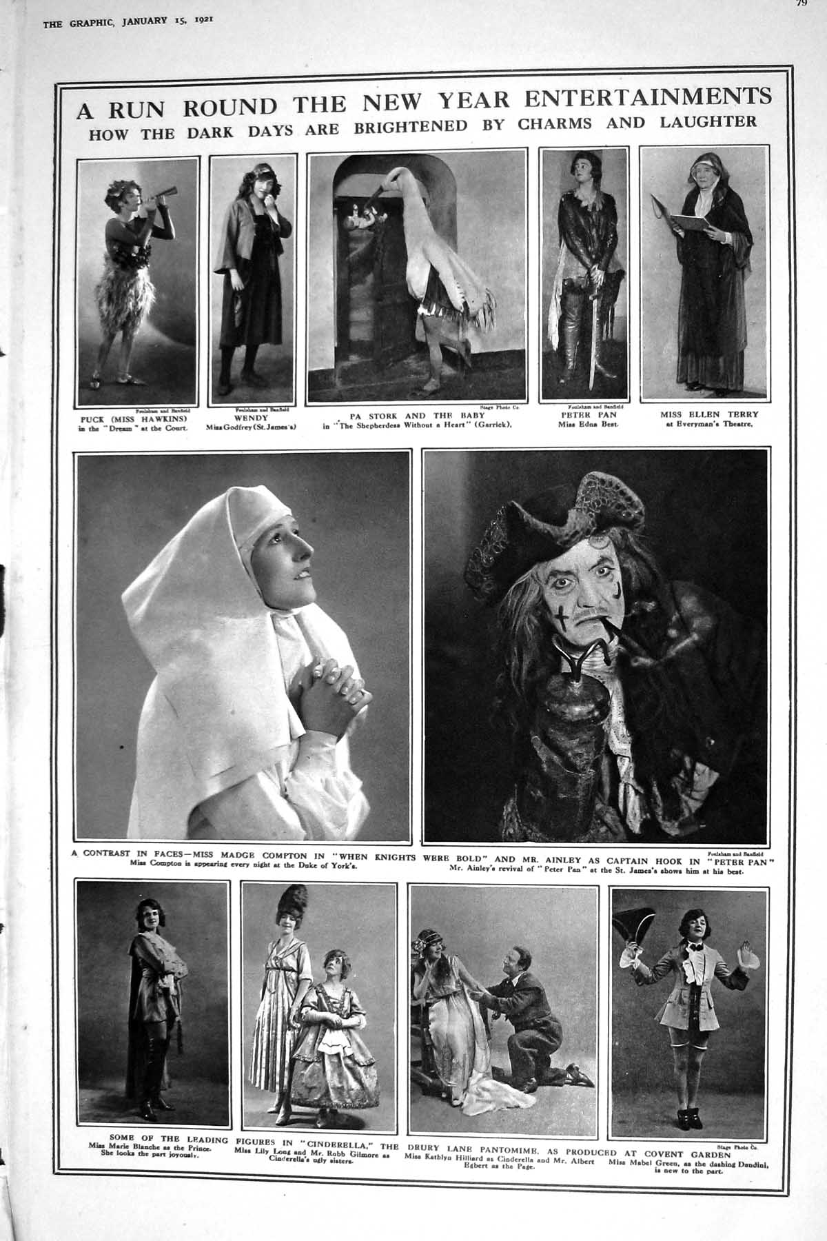 Old 1921 Theatre Compton Blanche Long Gilmore Hawkins England Cliffs 20th