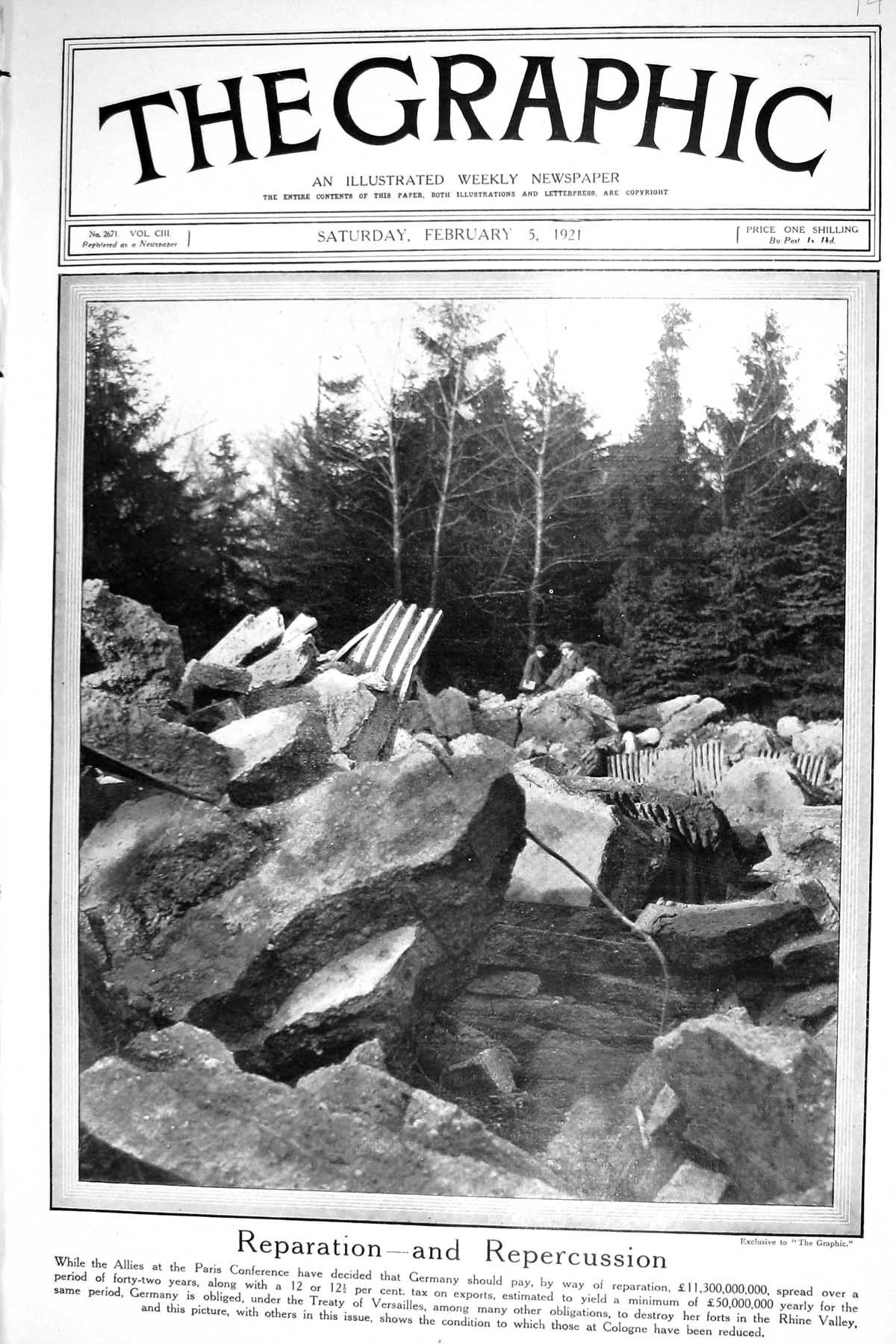Old 1921 Rhine Valley Germany Destruction Forts Airship R34 Moreau Gu 20th
