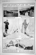 Old 1921 Torquay Seton Gordon Perth Ski-Ing Ben Cruachan Holidays Pou 20th