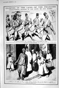 Old 1921 Egypt Military Band Cairo Blin Beggar Damietta Hunting Graft 20th