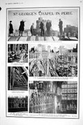 Old 1921 Dean Windsor George'S Chapel Windsor Castle Welsh Guards Pri 20th