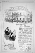 Antique Old Print 1921 Tonides Virginia-De-Luxe Cigarettes Sinclair Tobacco