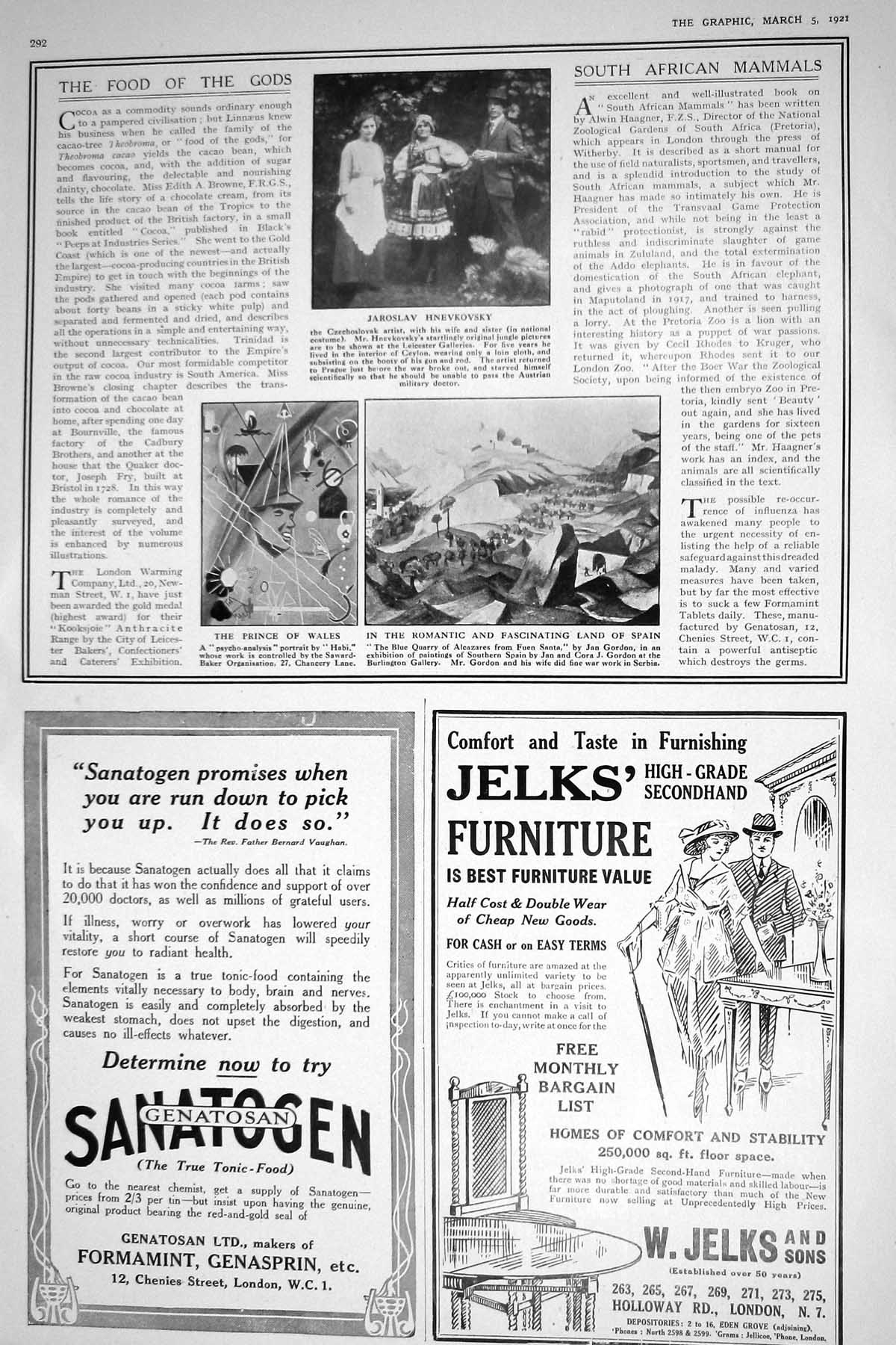 Old 1921 Jaroslav Hnevkovsky Prince Wales Habi Quarry Alcazares Macki 20th