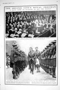 Old 1921 Glasgow St. Andrew'S Hall Freedom City Prince Wales Gordon H 20th