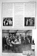 Antique Print 1921 Polly James Theatre Moody Best Dawson Whisky John Walker