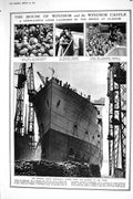Old 1921 House Windsor Castle Ship Prince Wales Glasgow President Wil 20th
