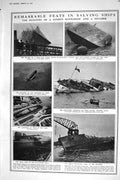 Old 1921 Sunken Battle Ship Steamer Leonardo Vinci Egerton Horses Ric 20th