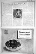 Old Print 1921 Playhouse Theatre Dorothy Tetley Lee Rowntrees Chocolates 20th