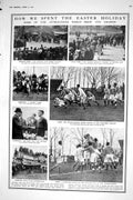 Old 1921 Easter Regent'S Park Ramsgate Aldershot Kempton Paris Rugby 20th