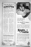 Old Print 1921 Knights Castile John Knight Genasprin Sanatogen Formamint 20th