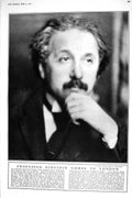 Old Print 1921 Professor Albert Einstein Wellington Koo Chinese Legation 20th
