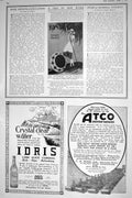 Old 1921 Bystander Lady River Boat Idris Lime Juice Atco Motor Mower 20th