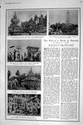 Old 1921 Monk Funeral Procession Burmah Pya-That?S Thein Monastery Po 20th