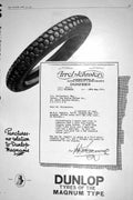 Old Print 1921 Dunlop Magnum Tyres Stout Lee-Hankey Pratt Parbury Cigars 20th