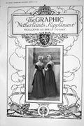 Old 1921 Portrait Netherland Girls Holland Queen Wilhelmina Goligny H 20th