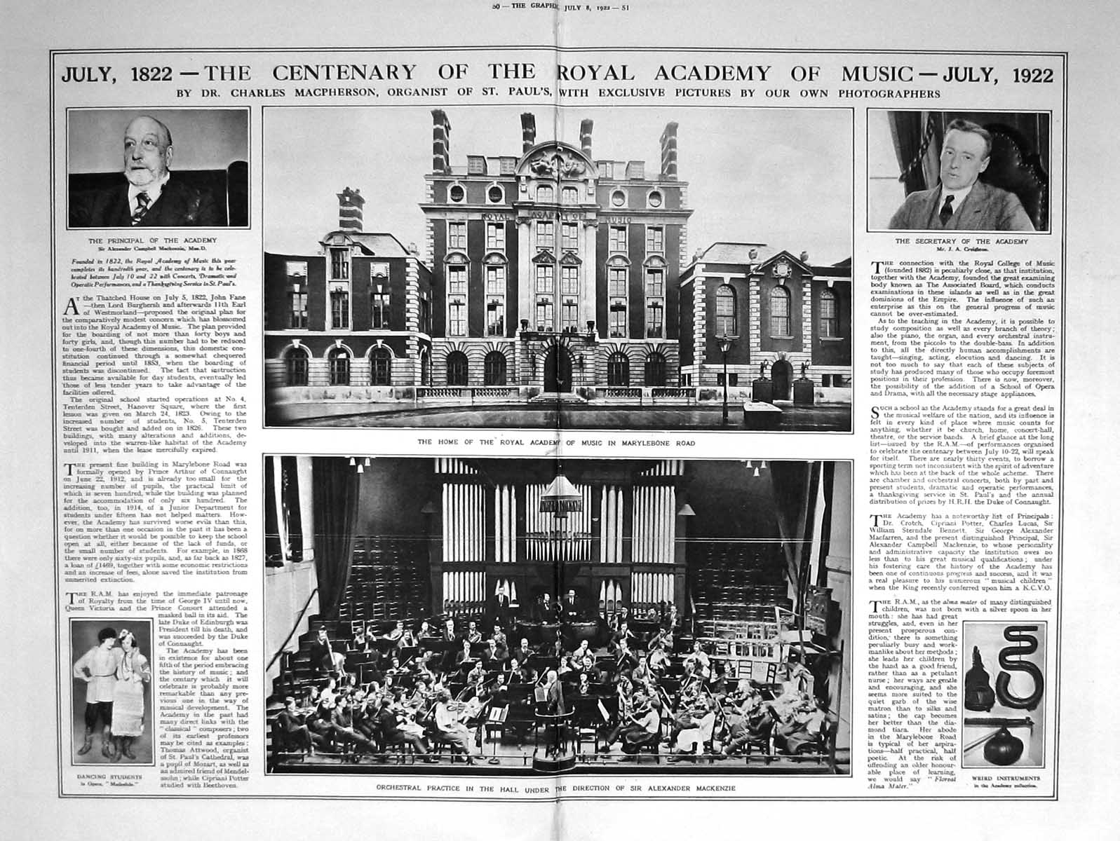 Old 1922 Shelley Poet Via Reggio Royal Academy Music Alexander Macken 0 20th