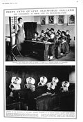 Old 1922 Holland School Staphorst Zeeland Church Ladies Fashion Ivory 20th