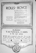 Old 1922 Rolls Royce Motor Car Vauxhall Sunbeam Minerva Ferodo Olympi 20th