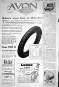 Old 1922 Avon Durolith Motor Car Tyres Lodge Plugs Triplex Glass Rove 20th