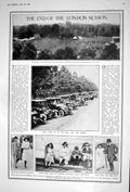 Old 1922 Buckingham Palace King'S Garden Party Sexton Children Dean I 20th