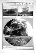 Old 1922 Mountains East Java Tengger Semeru Bromo Volcano Cricket Ash 20th