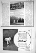Old 1922 Tennis Kulm Hotel Golf St. Moritz Allen Hanburys Lux Lever B 20th