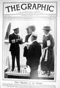 Old 1922 King Queen Cowes Bertram Hayes Ship Majestic Victoria Albert 20th